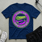 Curl Up And Give Up Neon T-Shirt