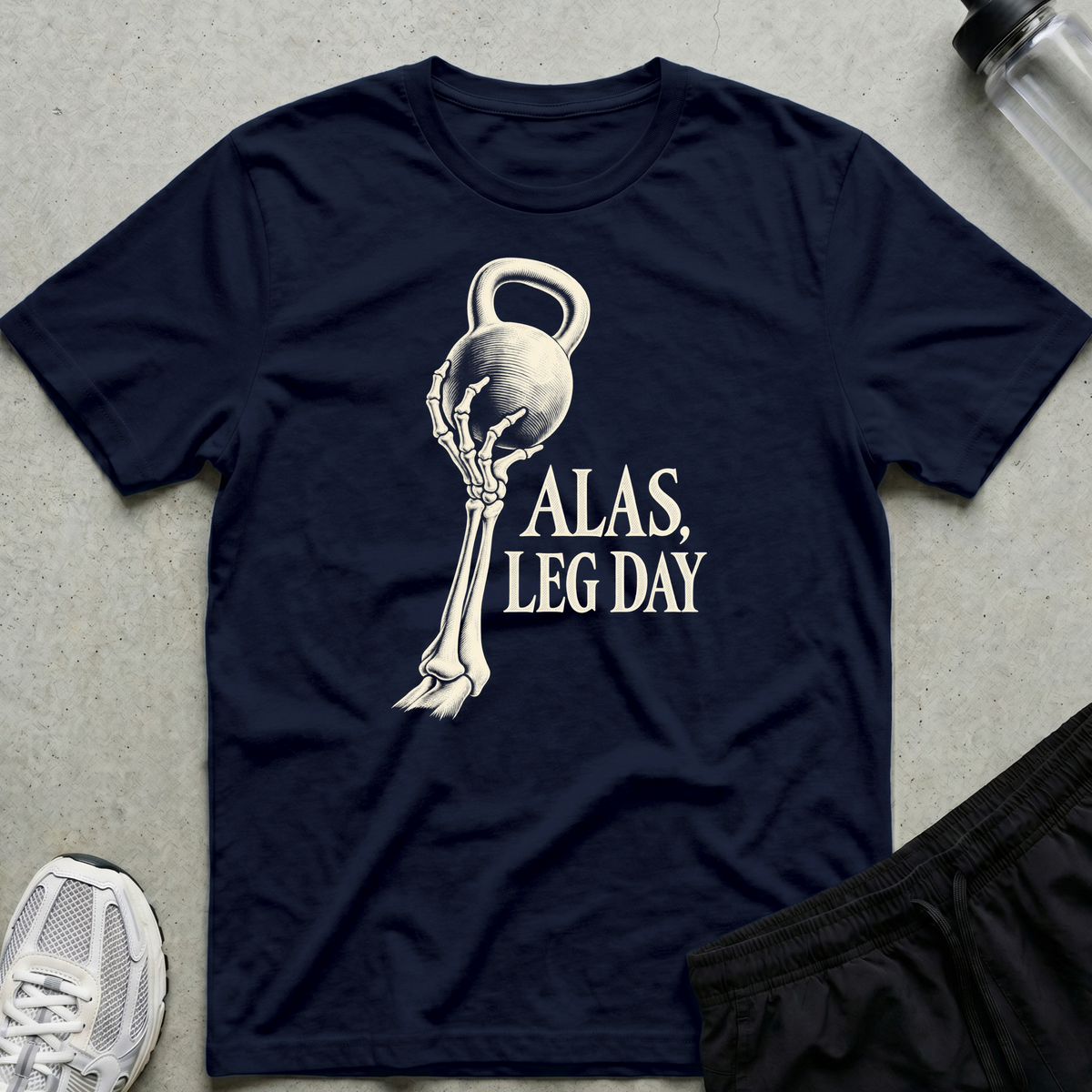Alas Leg Day T-Shirt - Navy