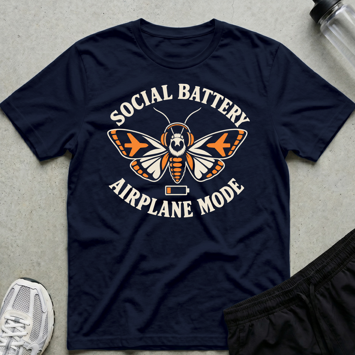 Airplane Mode T-Shirt - Navy