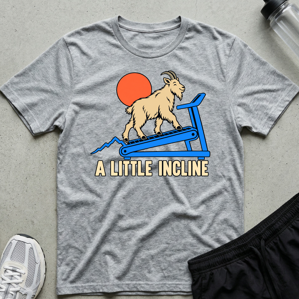 A Little Incline T-Shirt - Sport Grey