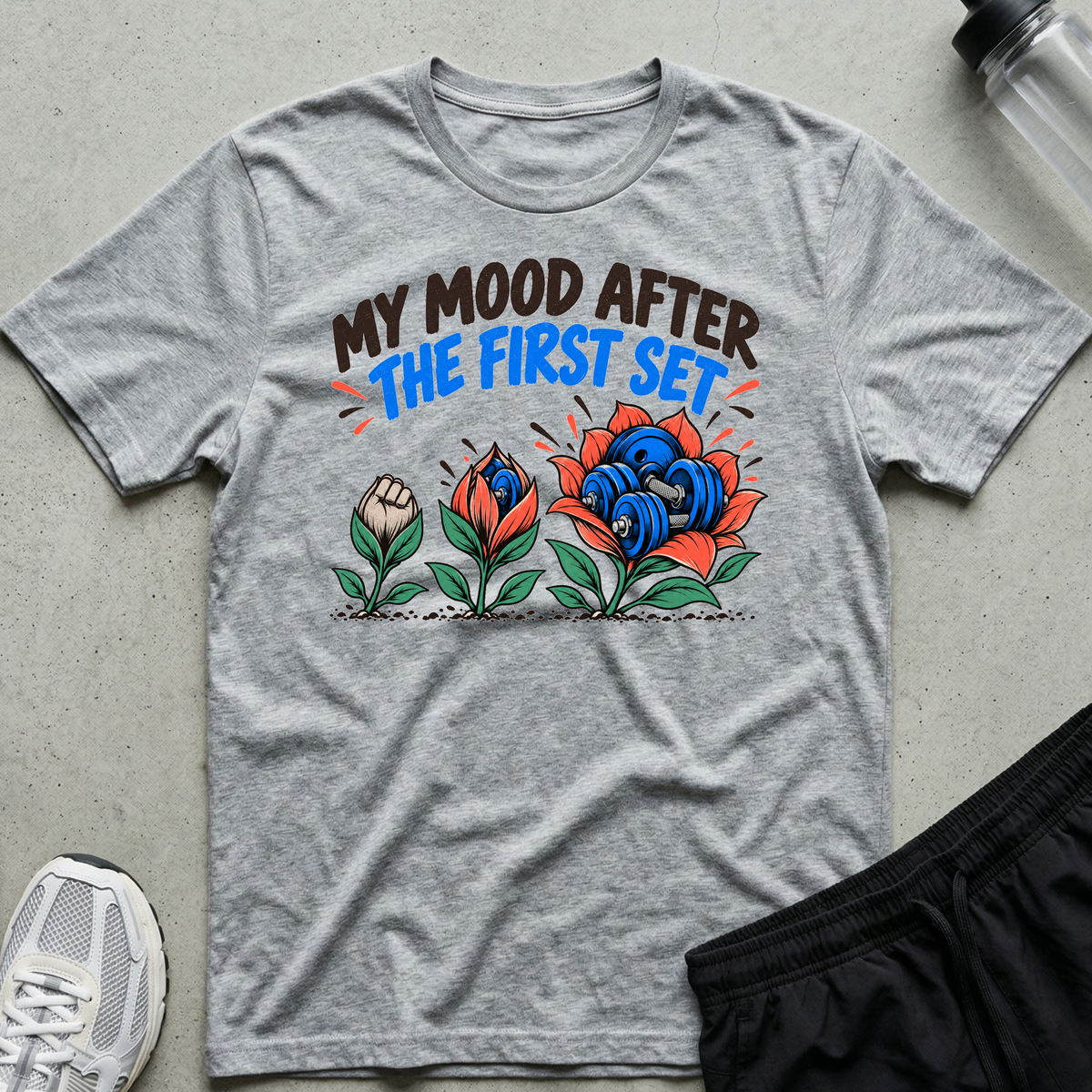 After First Set T-Shirt - Sport Grey
