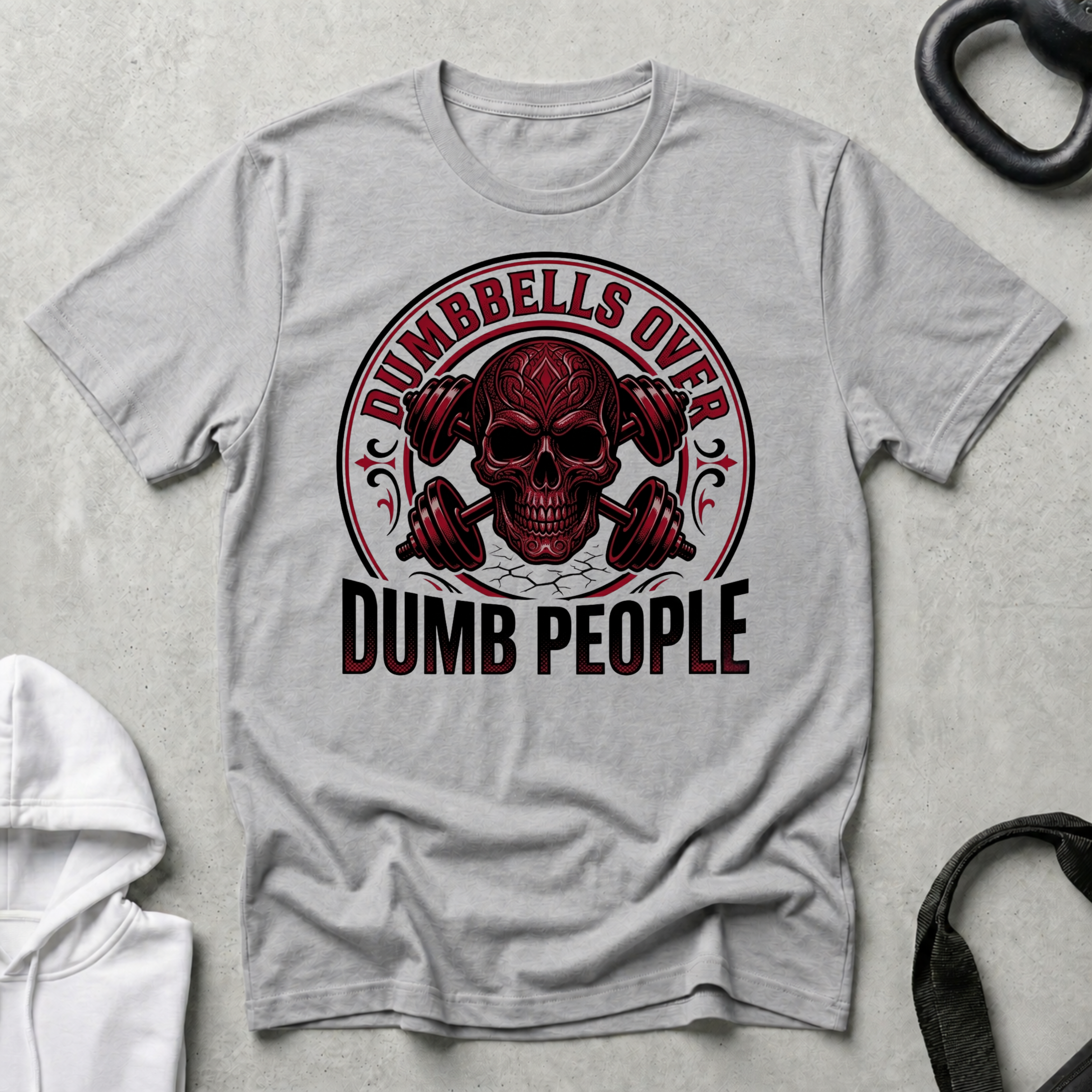 Dumbell Over Skull