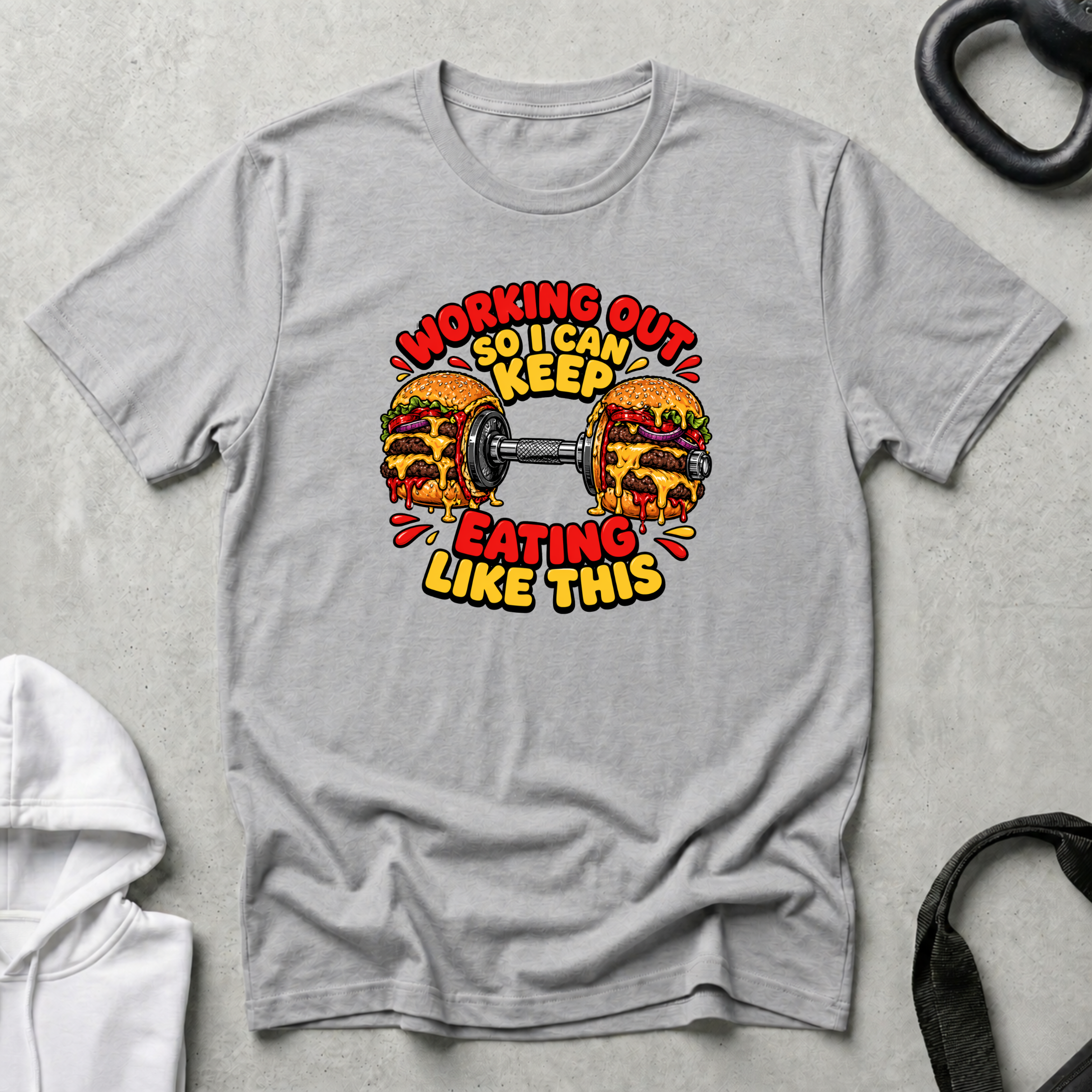 Working out burger