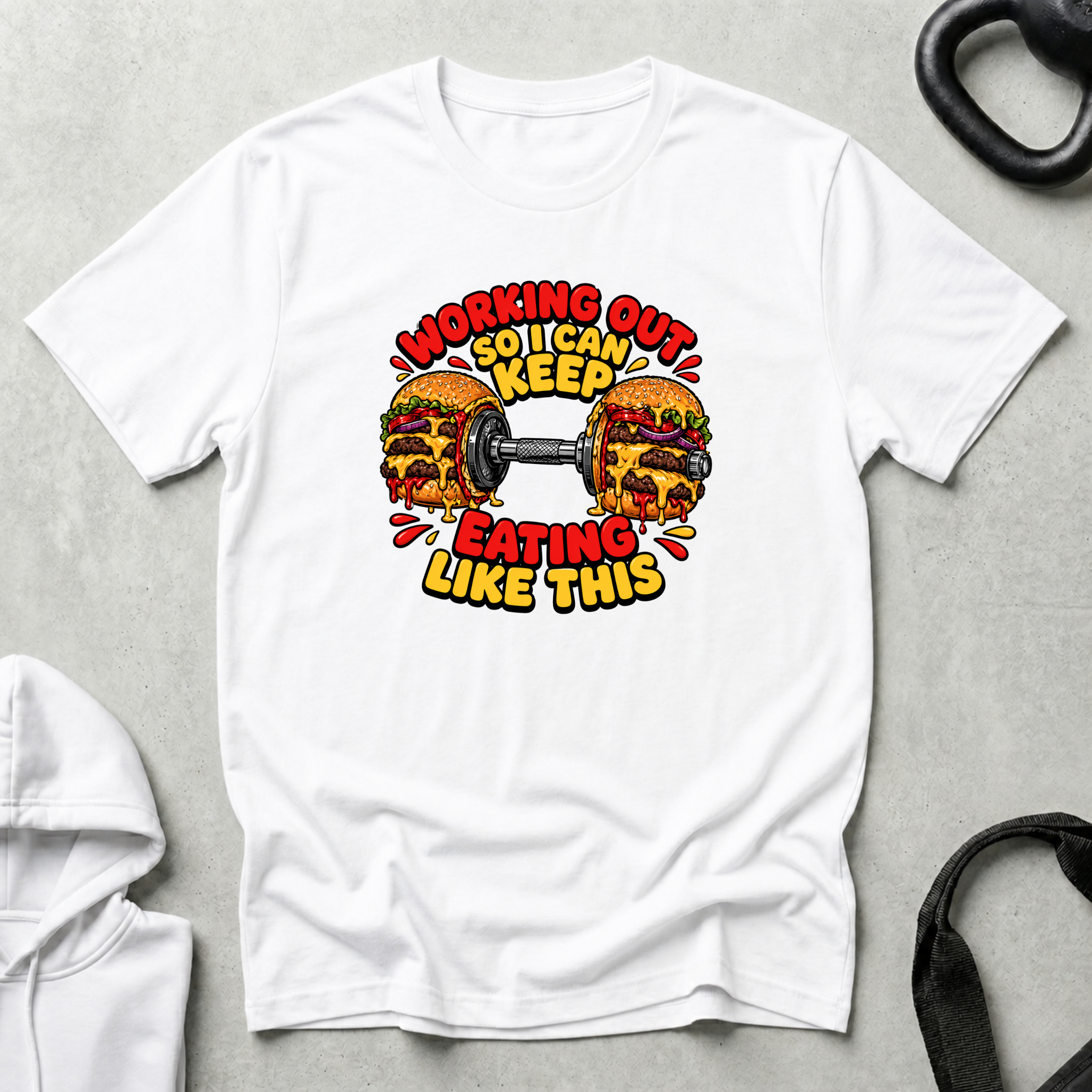 Working out burger
