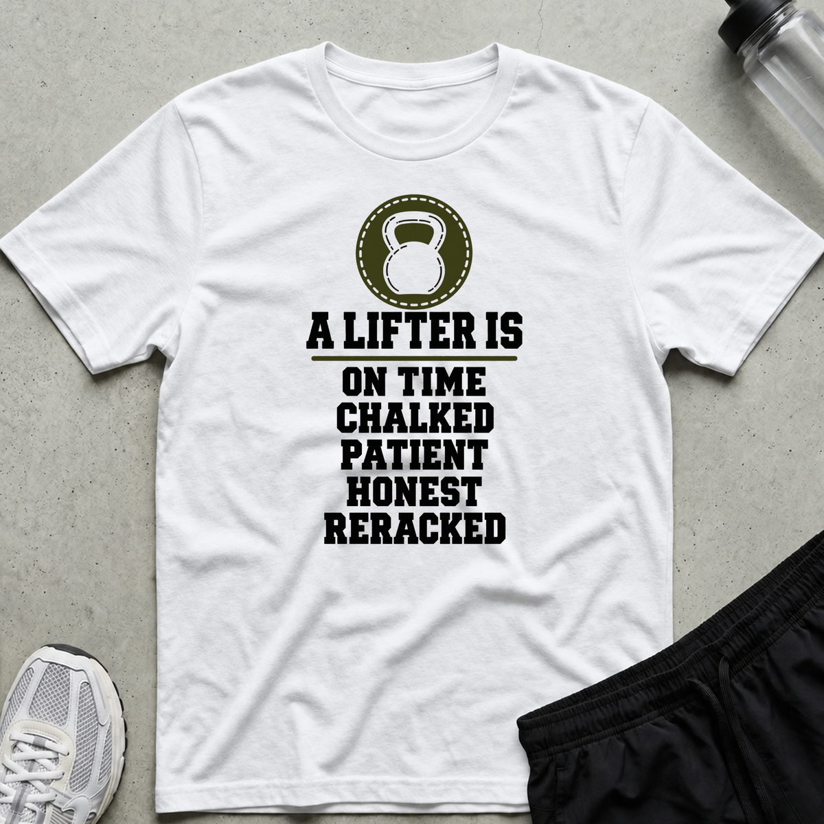 A Lifter Is T-Shirt - White