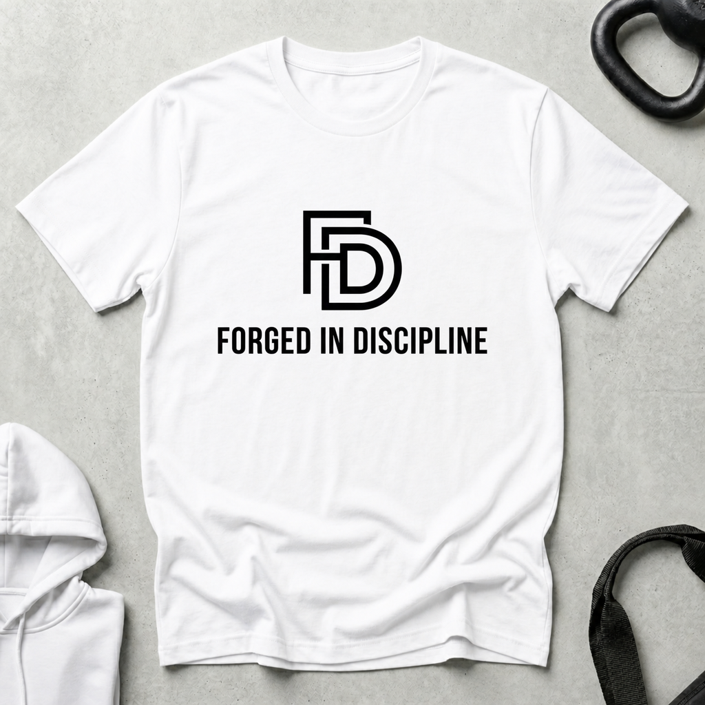 Forged in Discipline line art