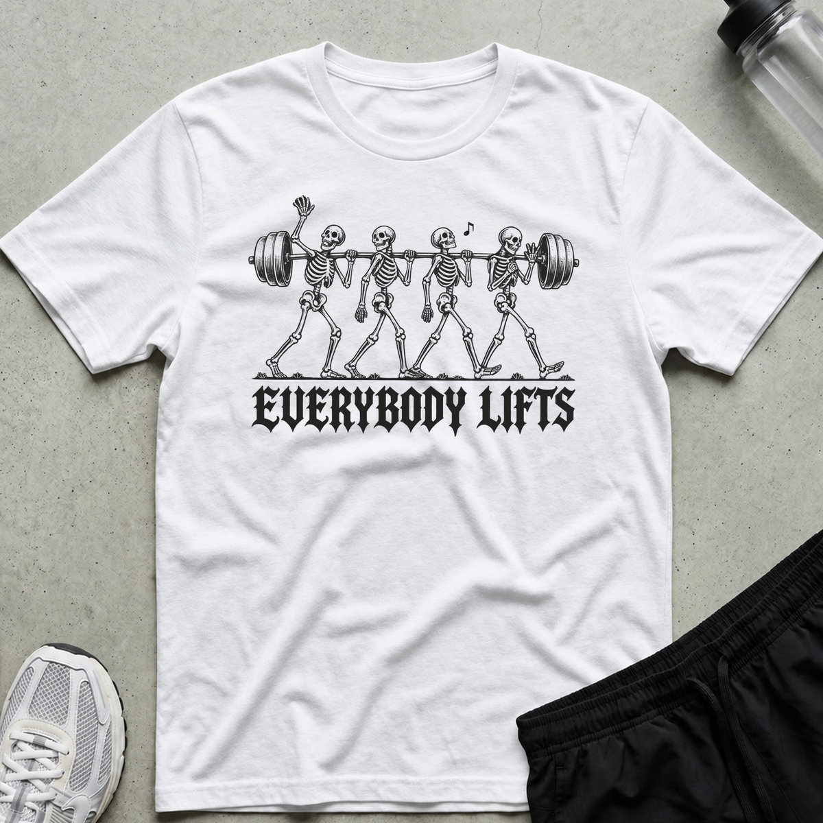 Everybody Lifts T-Shirt - White