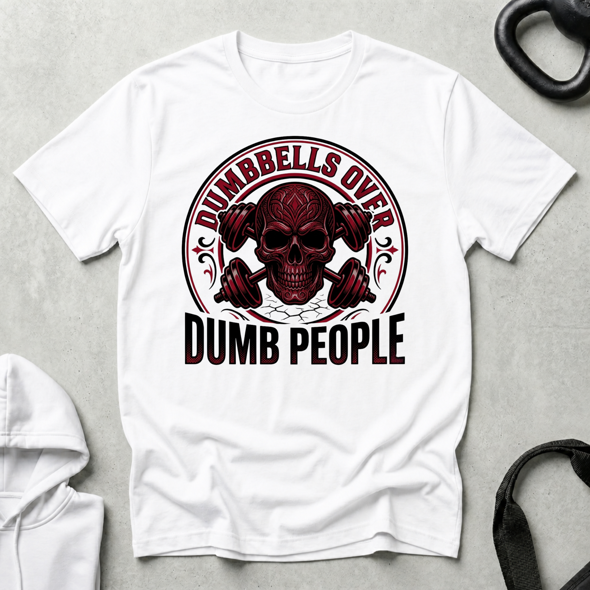 Dumbell Over Skull