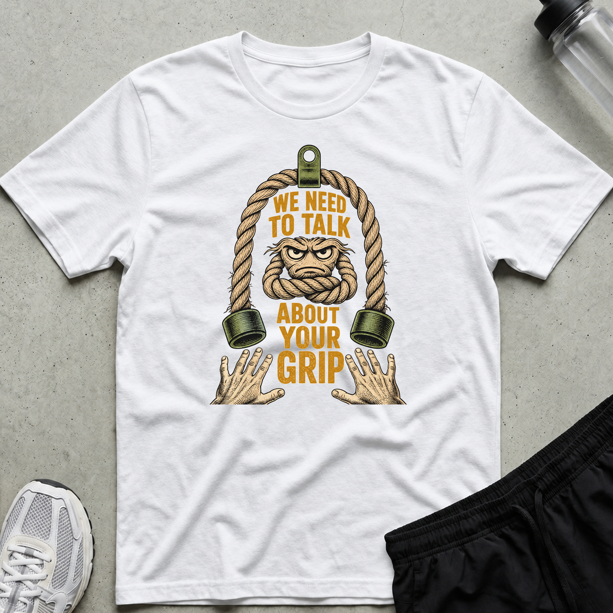 About Your Grip T-Shirt - White