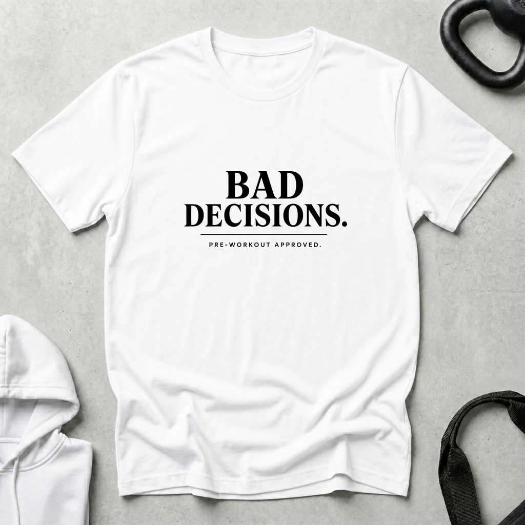 bad decisions typo